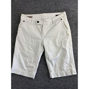 Citizens of Humanity Shorts Womens 26 White Bermuda Stretch Denim ios#9092 USA